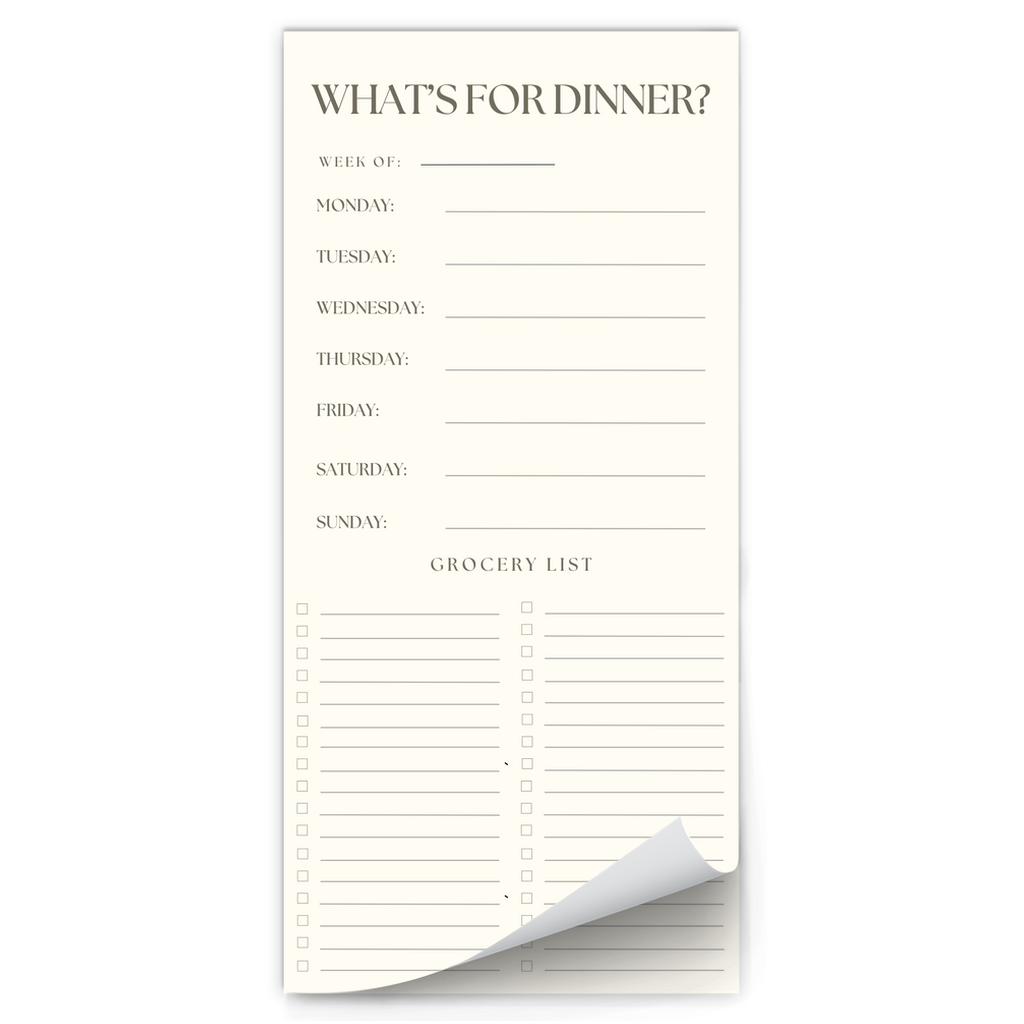 "What's For Dinner?" Magnetic Notepads