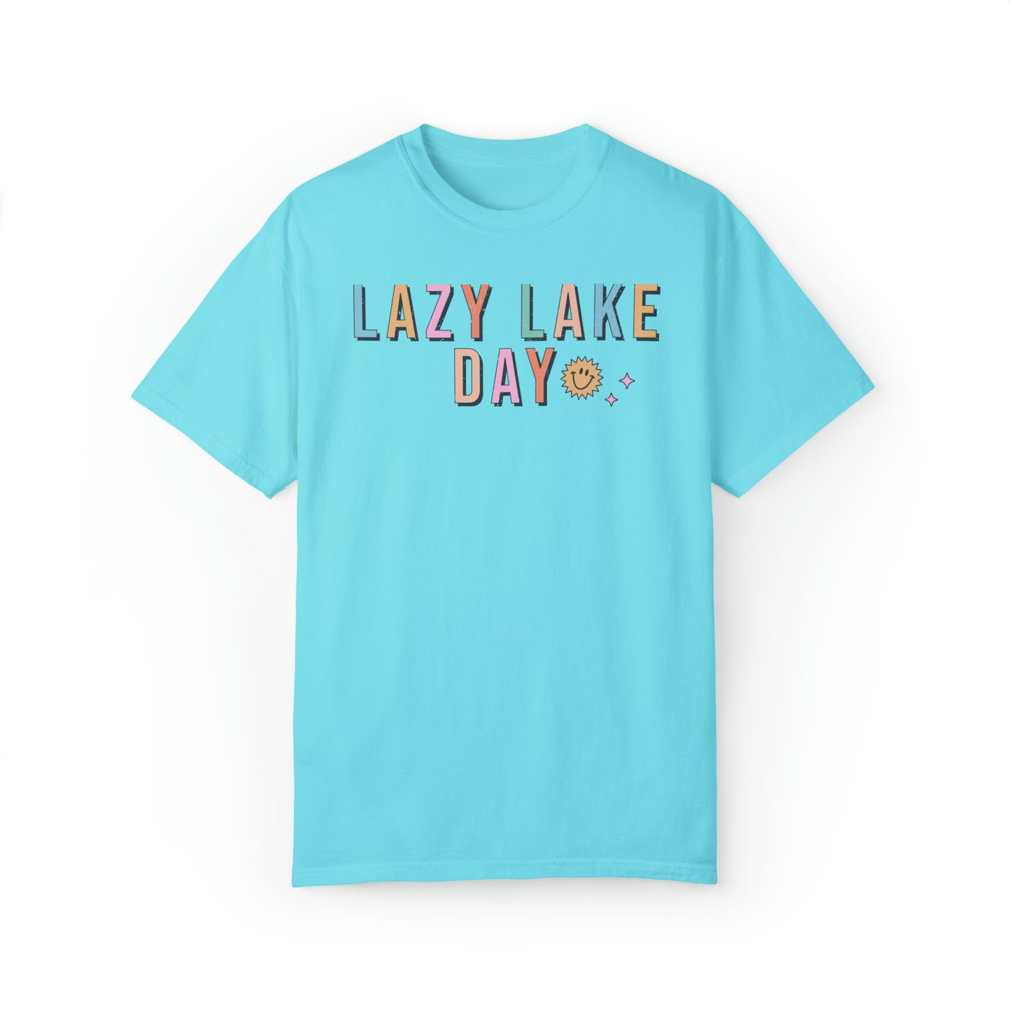 Lazy Lake Days Comfort Colors Tee