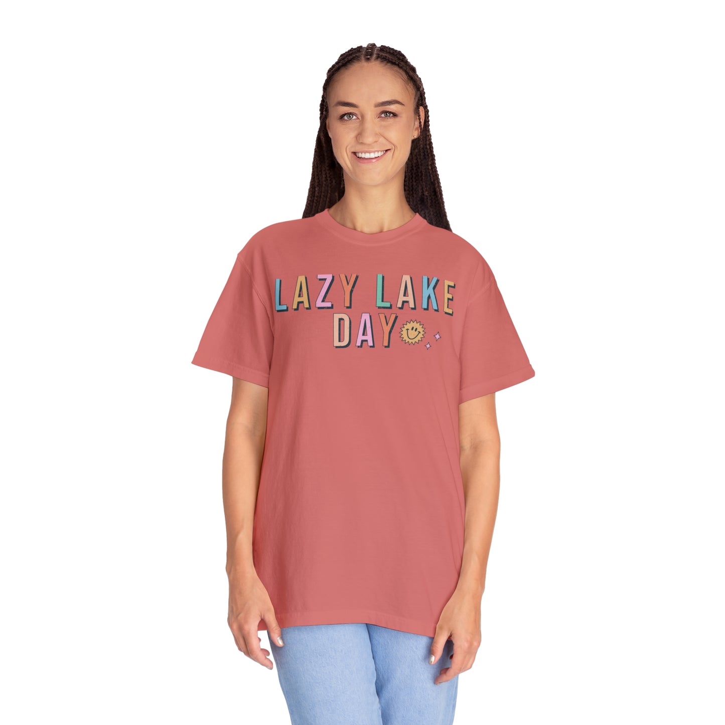 Lazy Lake Days Comfort Colors Tee