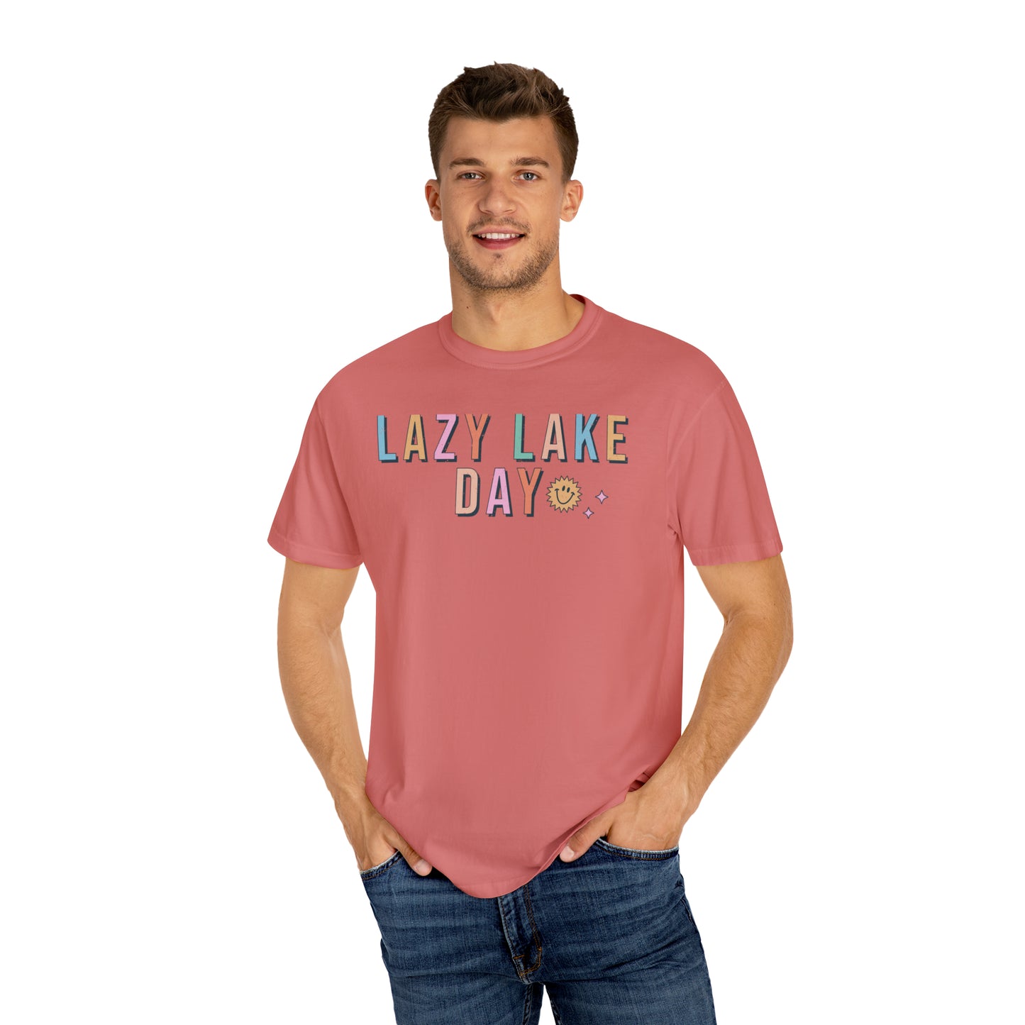 Lazy Lake Days Comfort Colors Tee