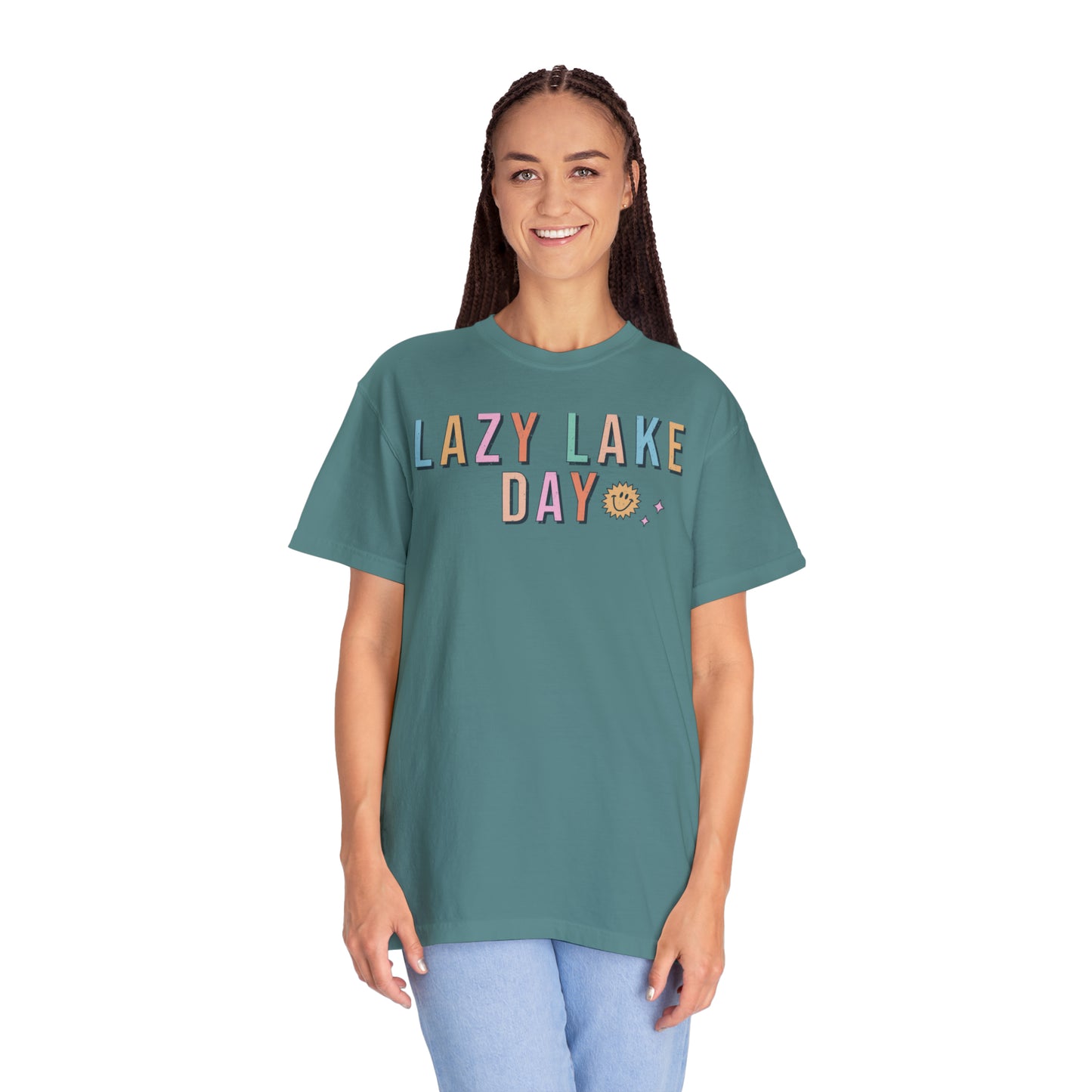 Lazy Lake Days Comfort Colors Tee