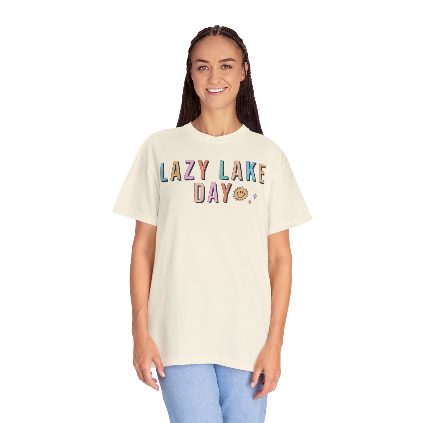 Lazy Lake Days Comfort Colors Tee