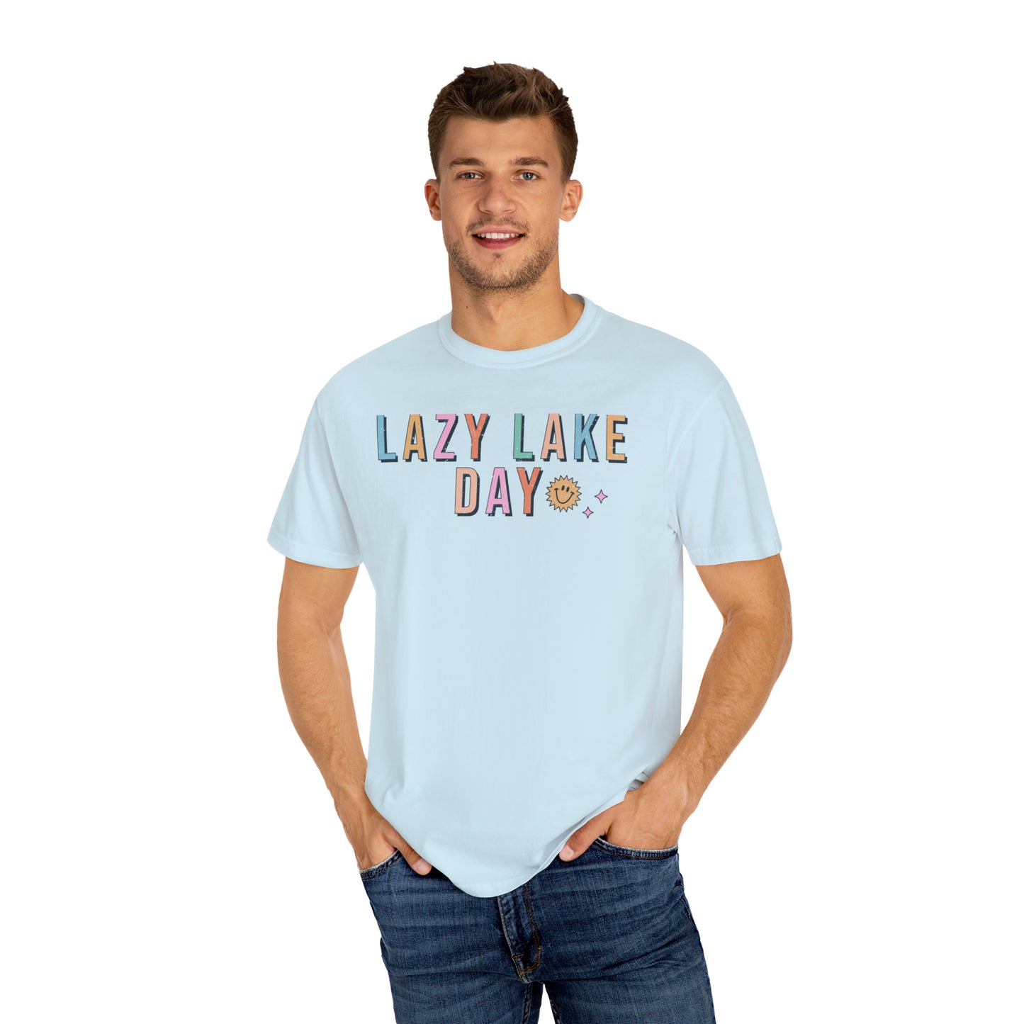 Lazy Lake Days Comfort Colors Tee