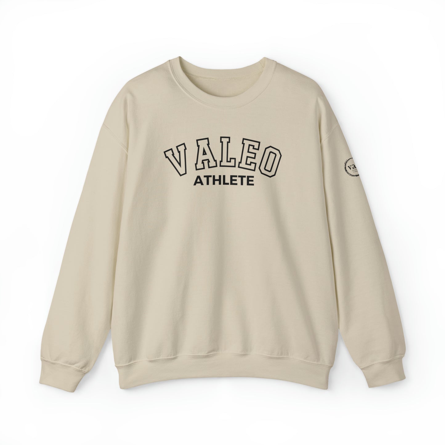 Valeo Athlete Sweatshirt, University-style text