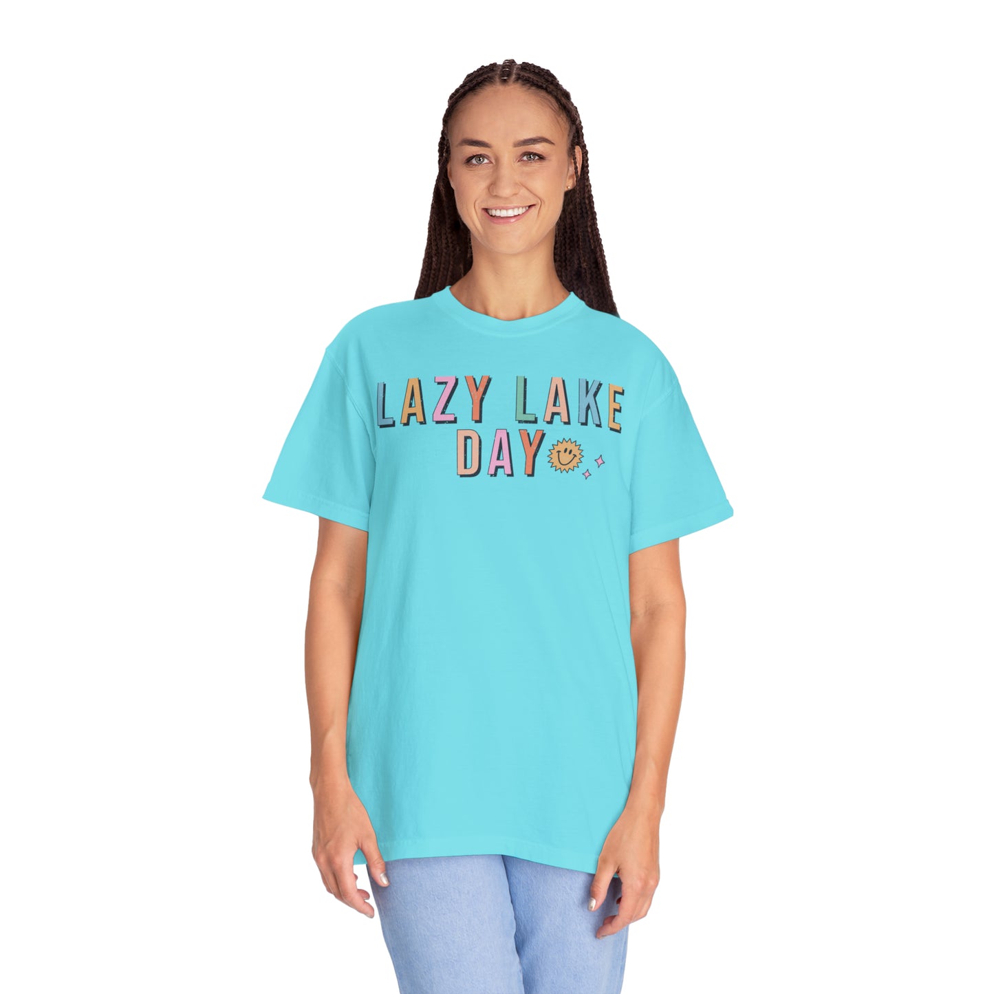 Lazy Lake Days Comfort Colors Tee