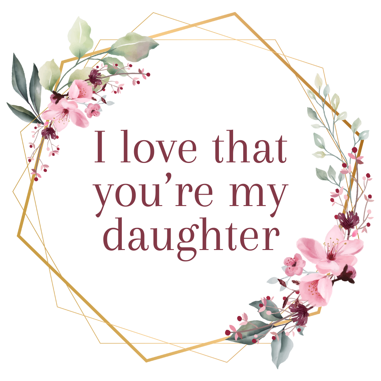 Daughter (Floral): Jewelry Tray Gift