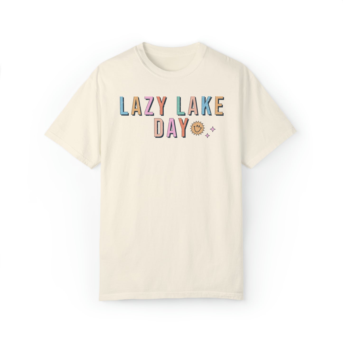 Lazy Lake Days Comfort Colors Tee