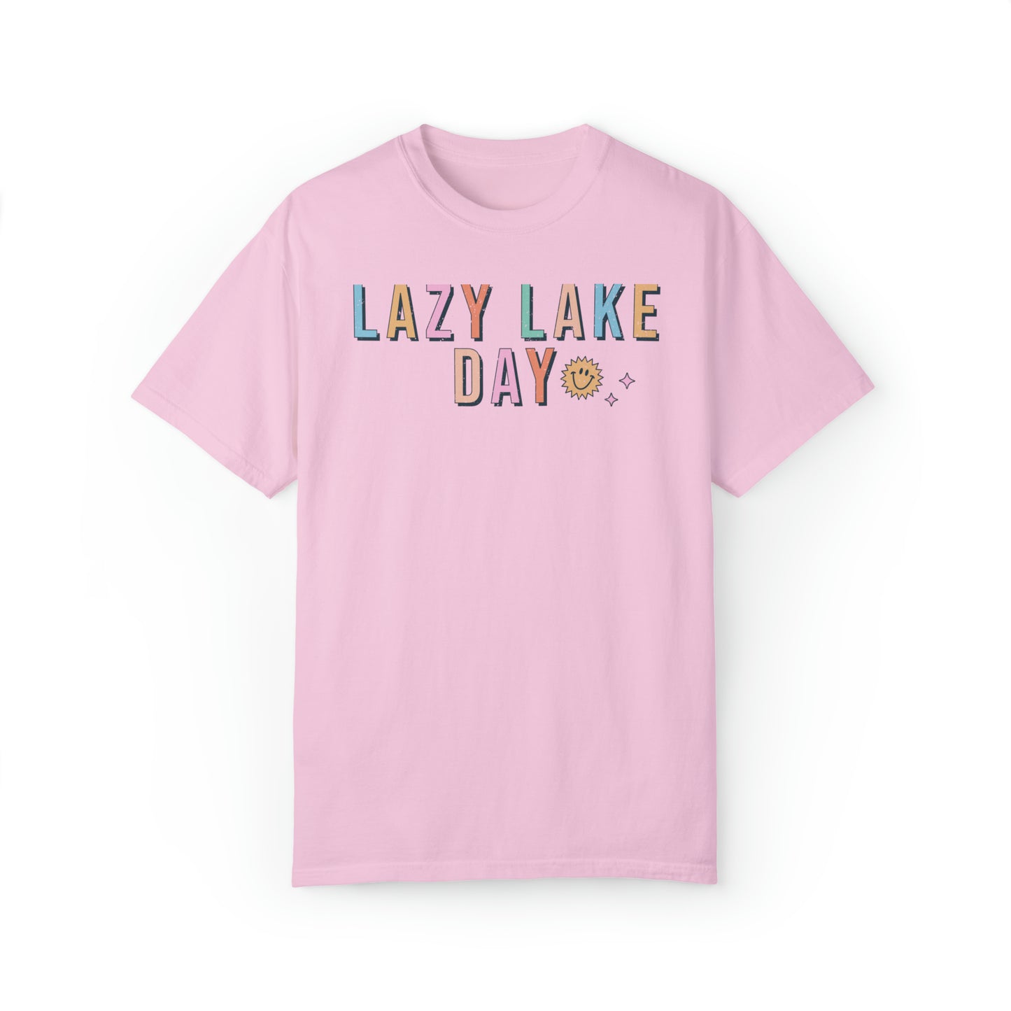 Lazy Lake Days Comfort Colors Tee