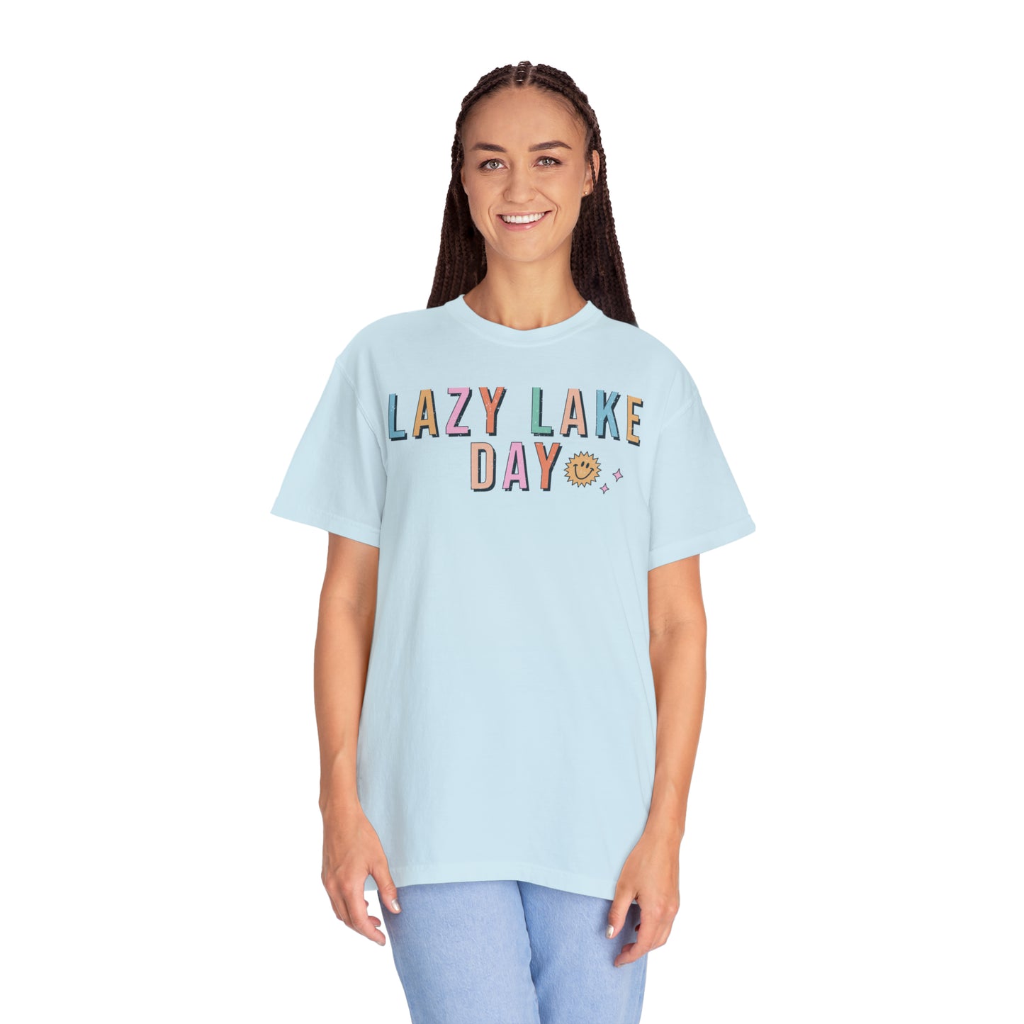 Lazy Lake Days Comfort Colors Tee