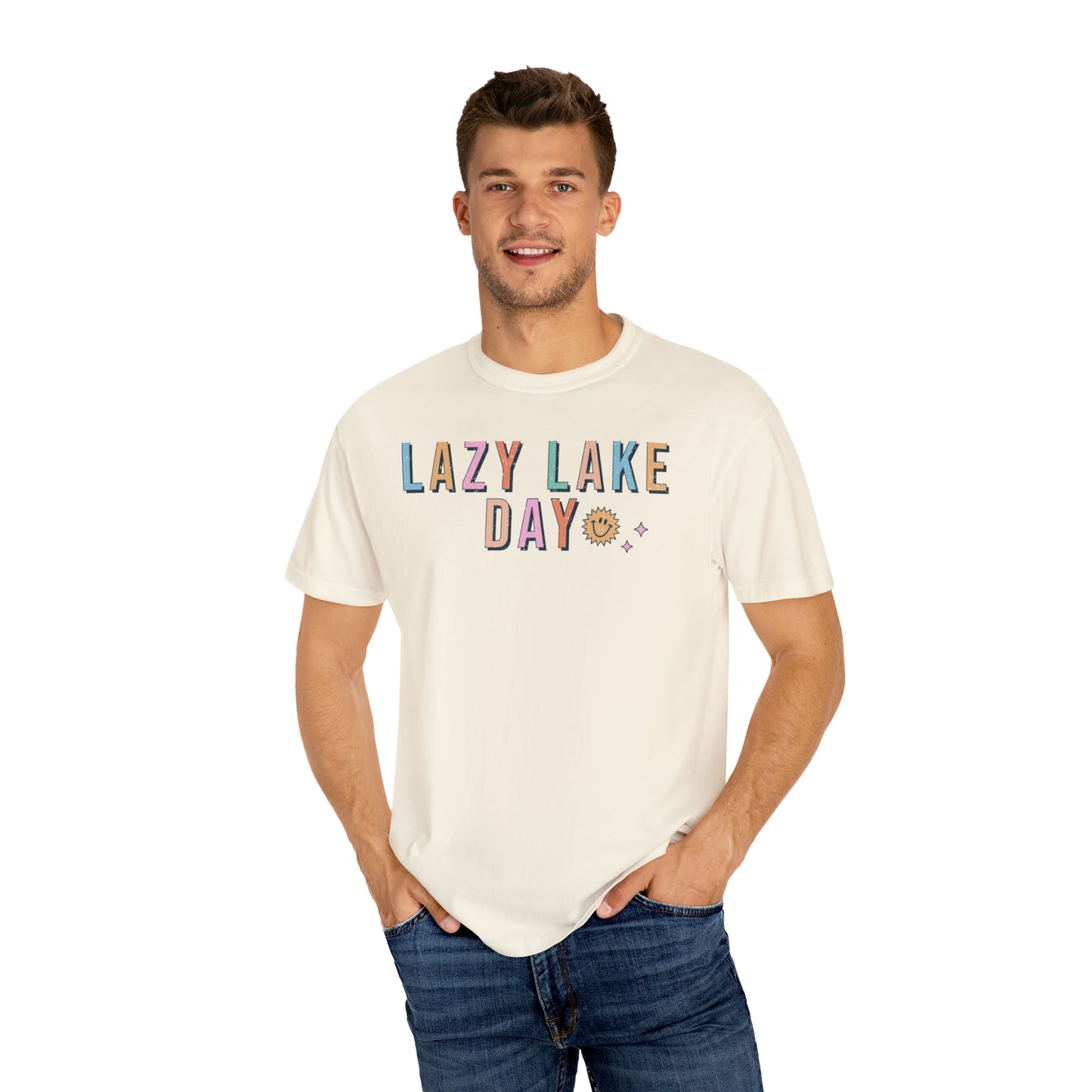 Lazy Lake Days Comfort Colors Tee