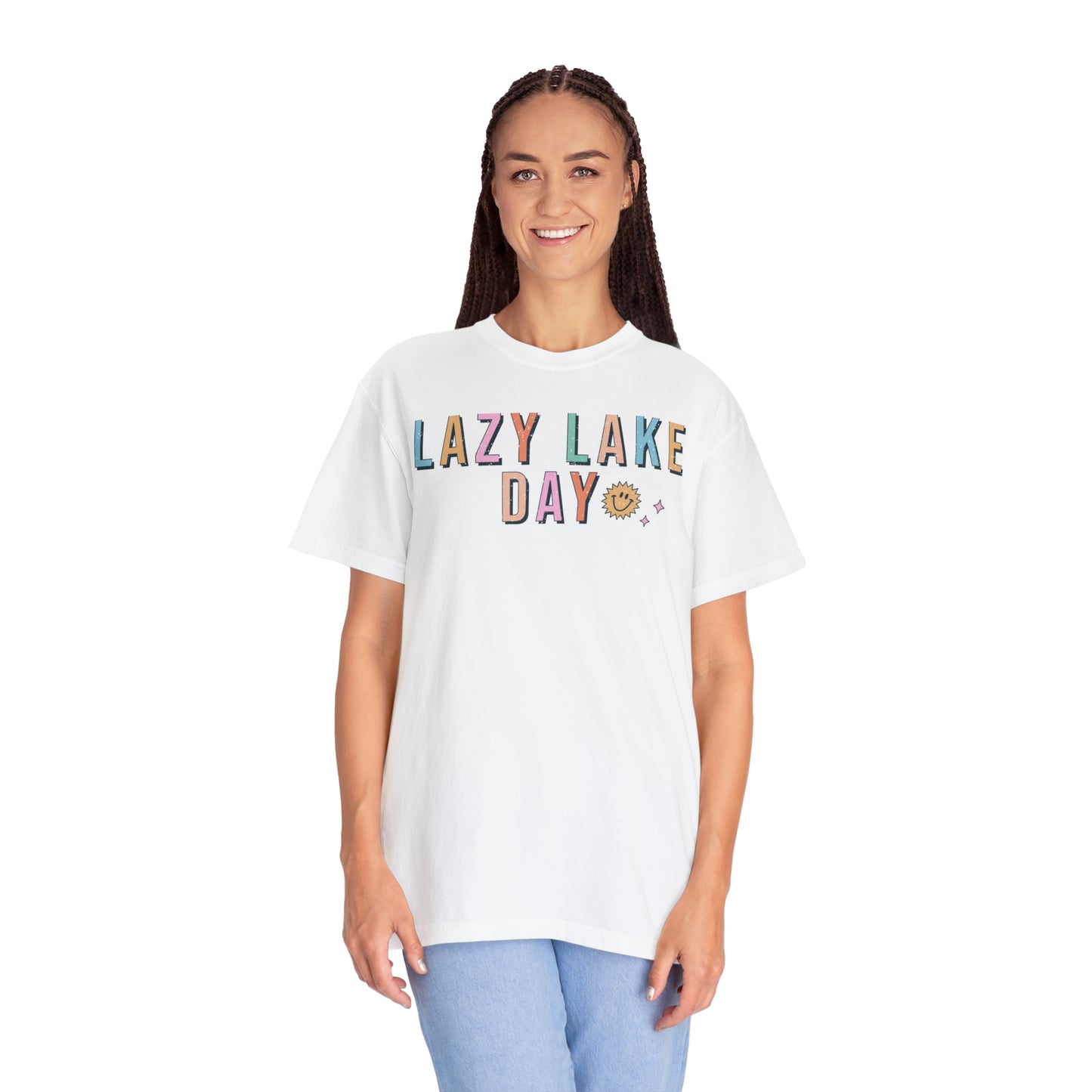 Lazy Lake Days Comfort Colors Tee