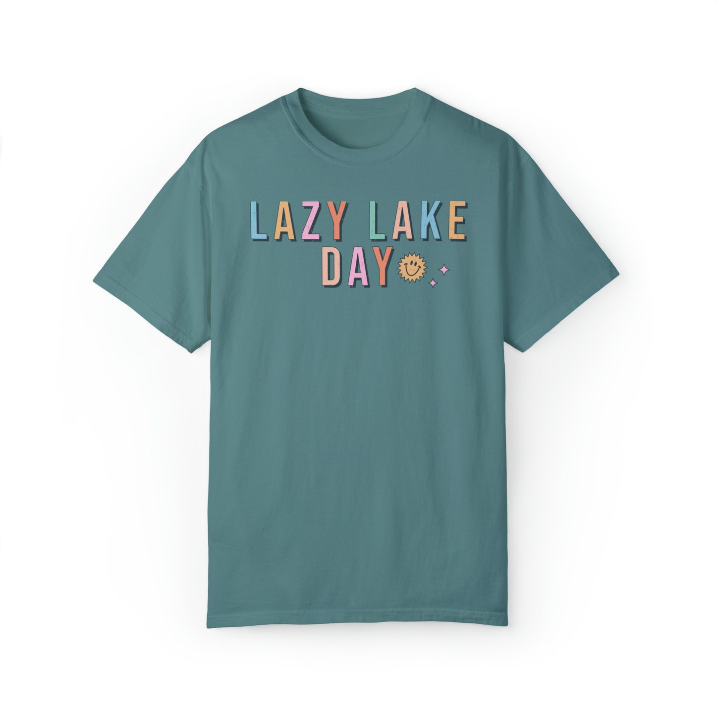 Lazy Lake Days Comfort Colors Tee