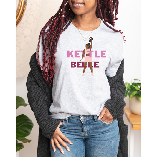 Kettle Belle Tee - black woman