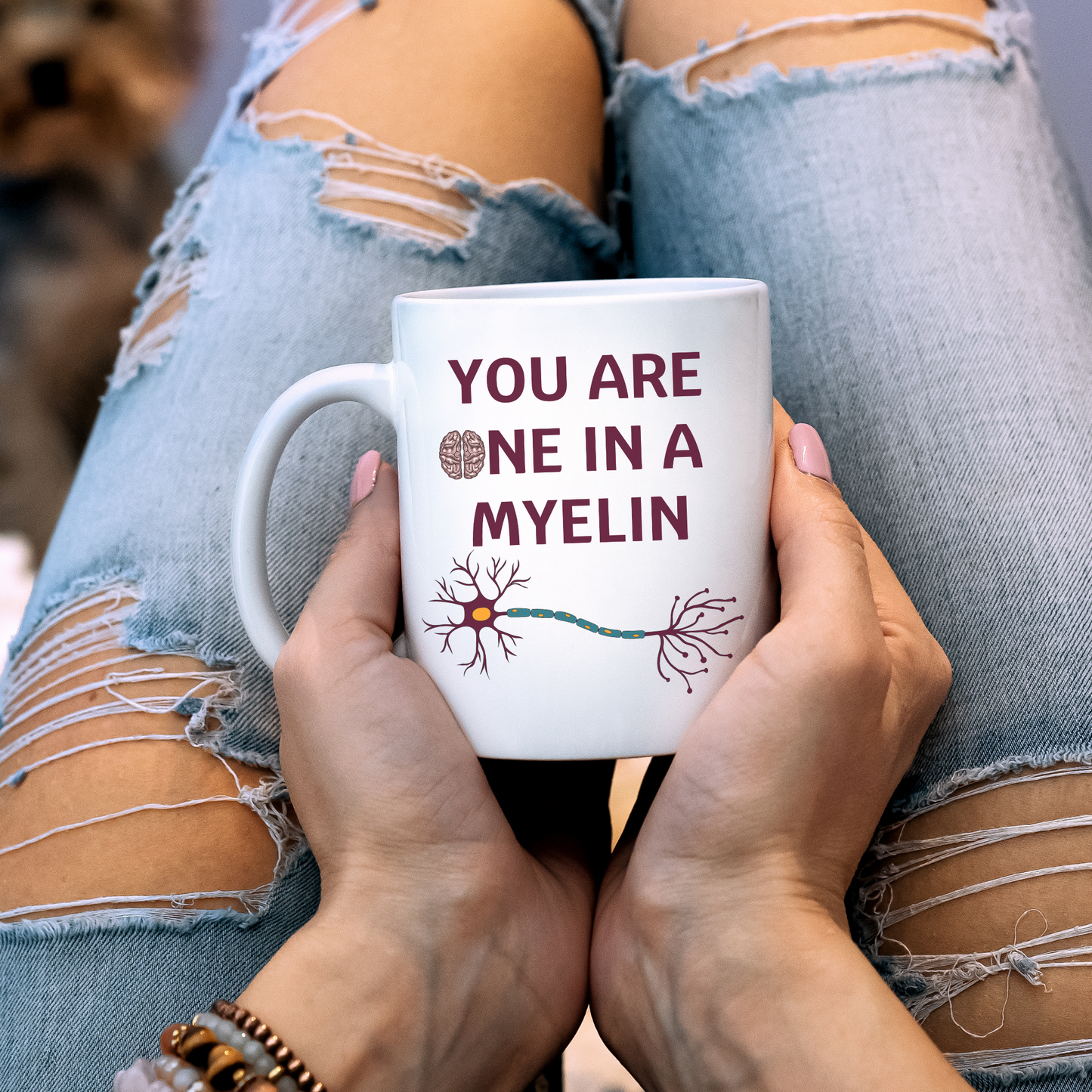 One In A Myelin Funny Science Mug