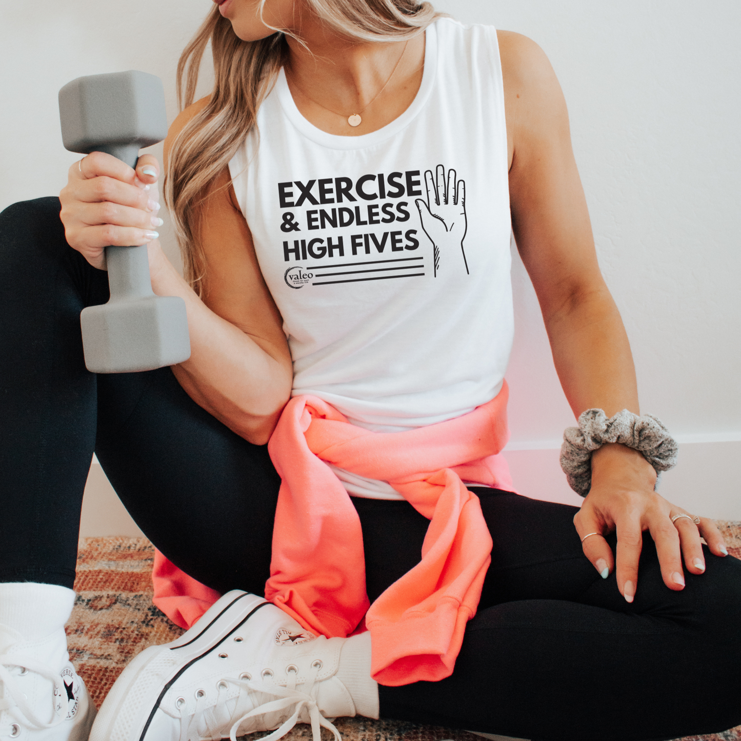 Exercise & Endless High-Fives Muscle Tank