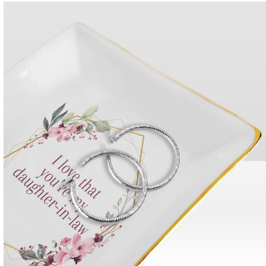 Daughter-in-Law (Floral): Jewelry Tray Gift