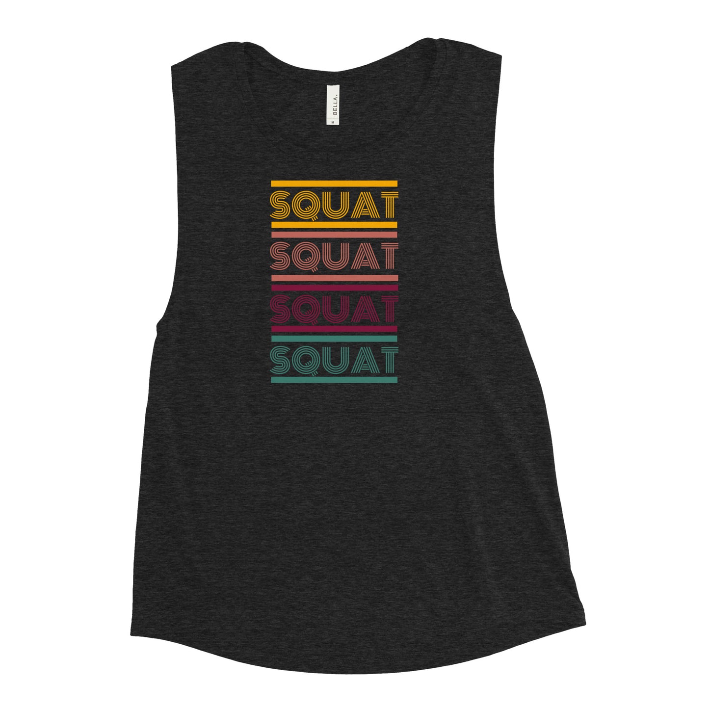 Retro Squat Muscle Tank