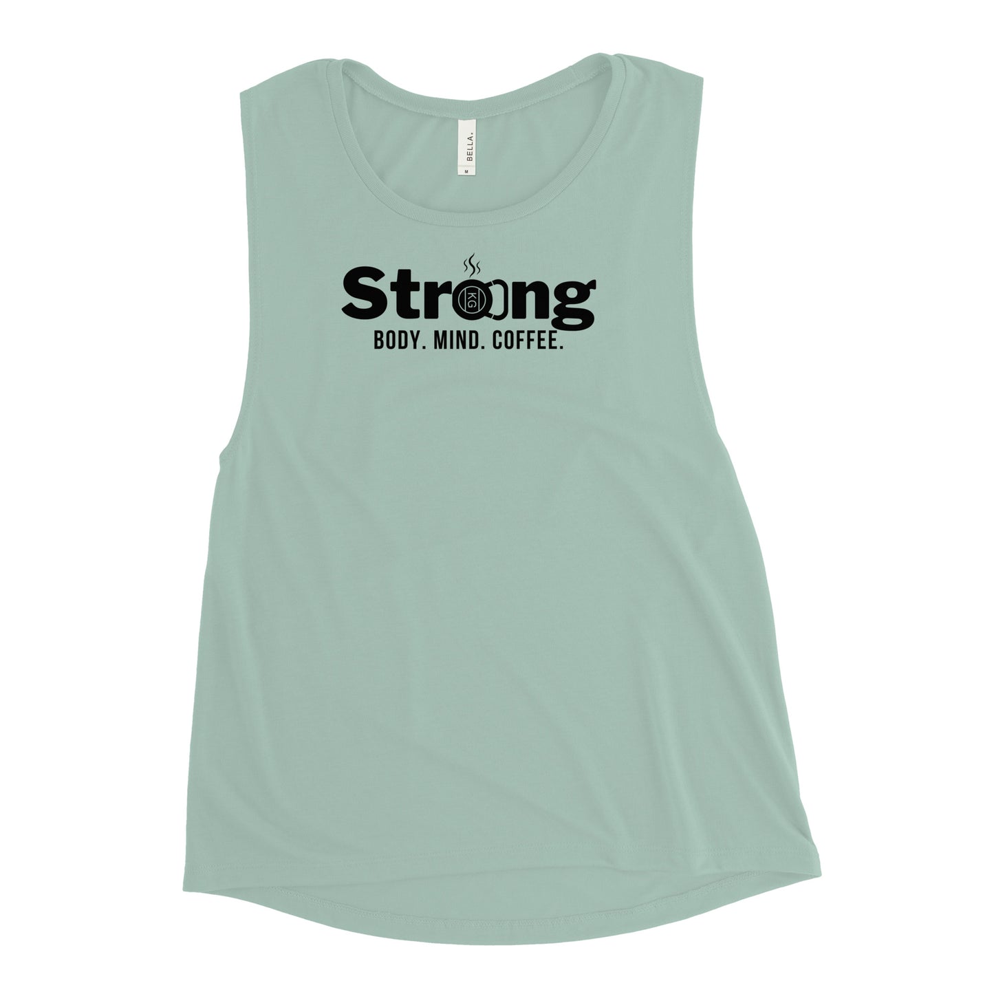 Strong: Body, Mind, Coffee Muscle Tank