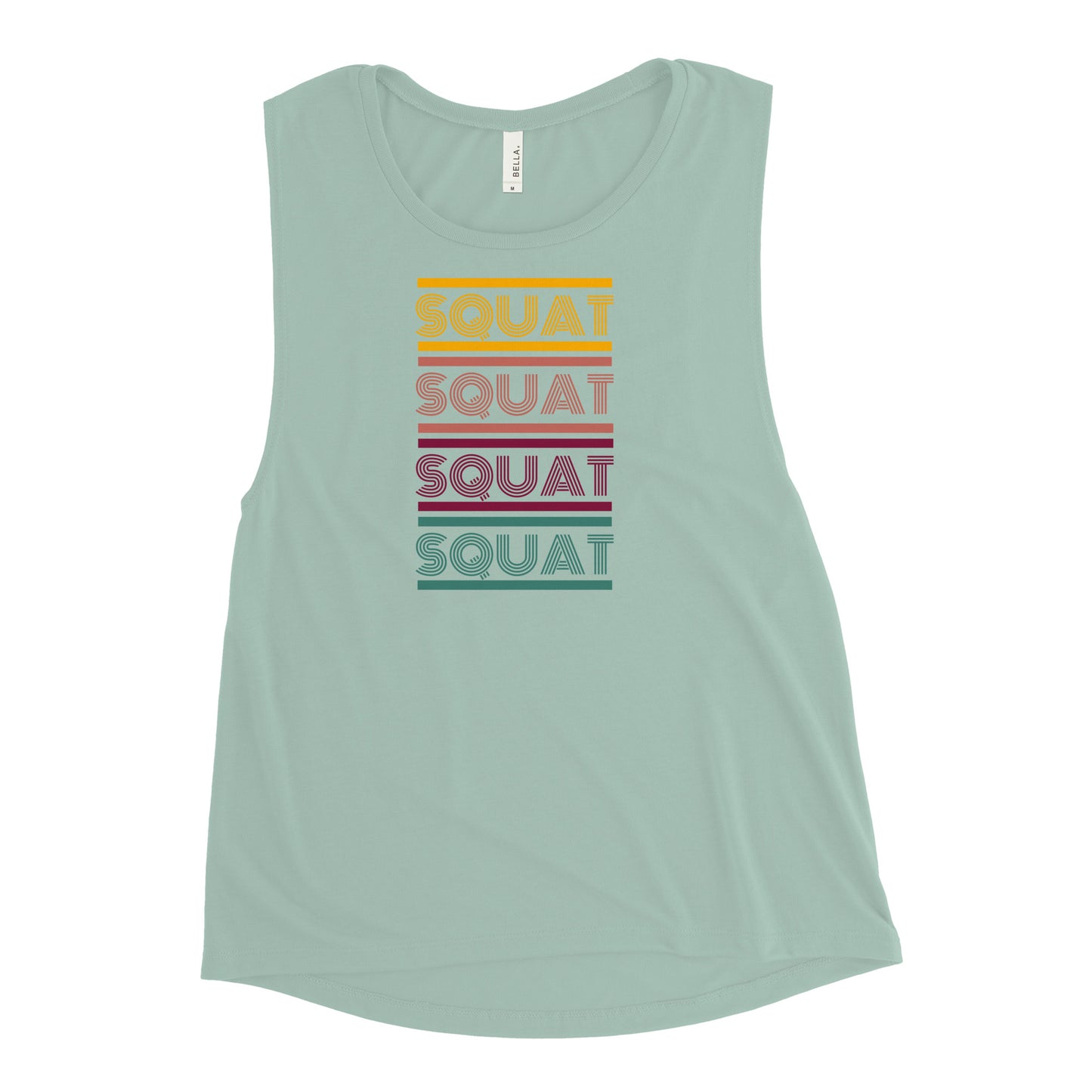 Retro Squat Muscle Tank