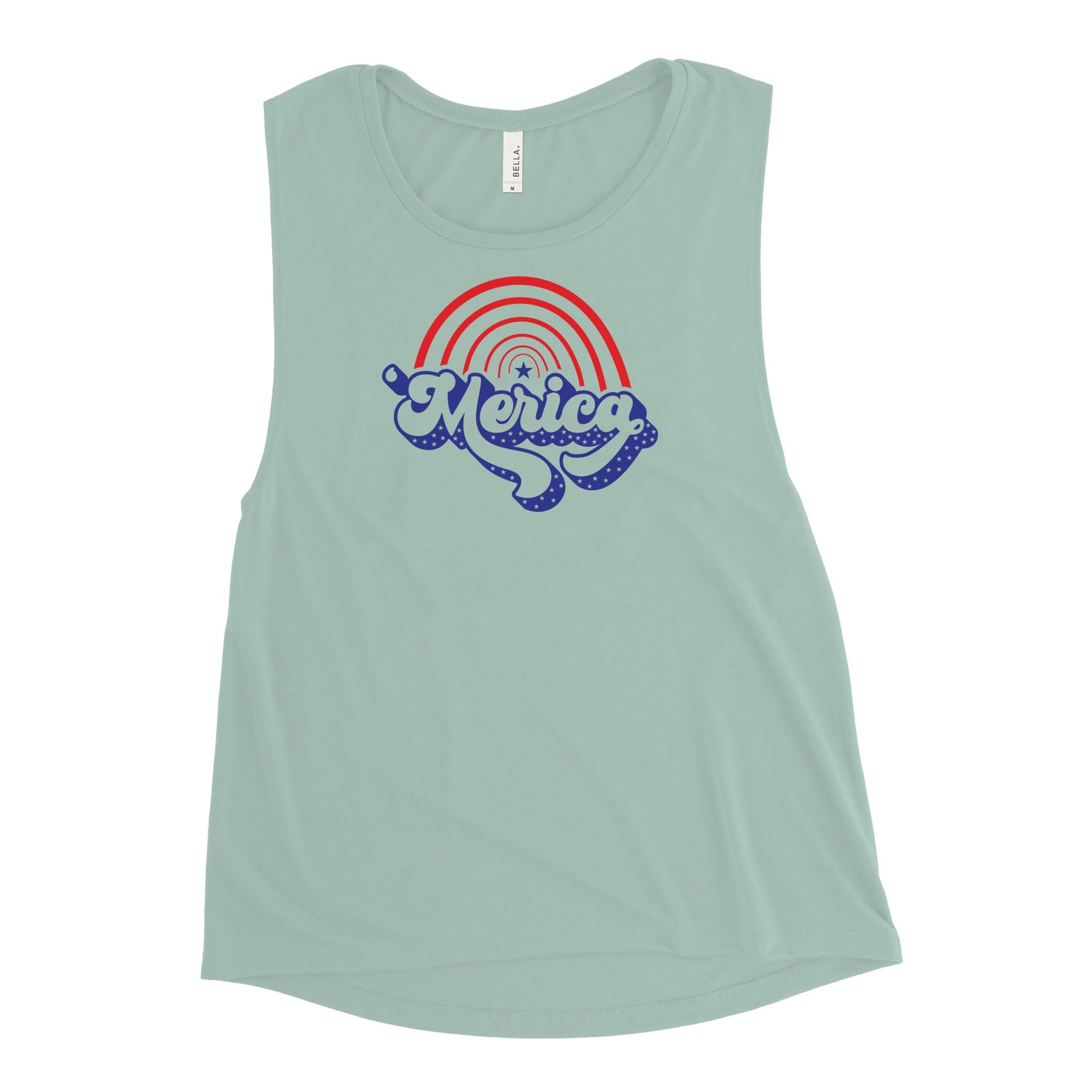 'Merica Fourth of July Muscle Tank