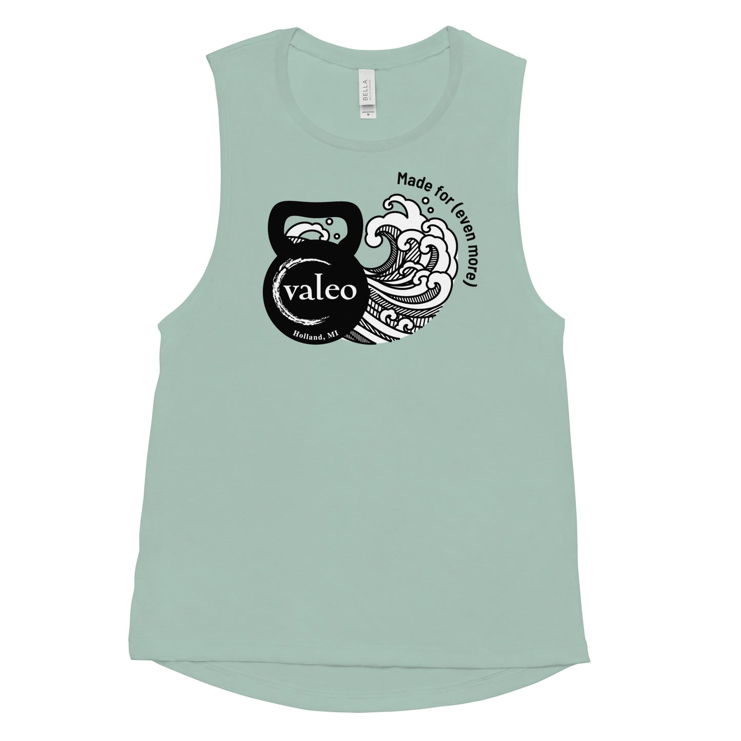 Kettlebell Wave Muscle Tank