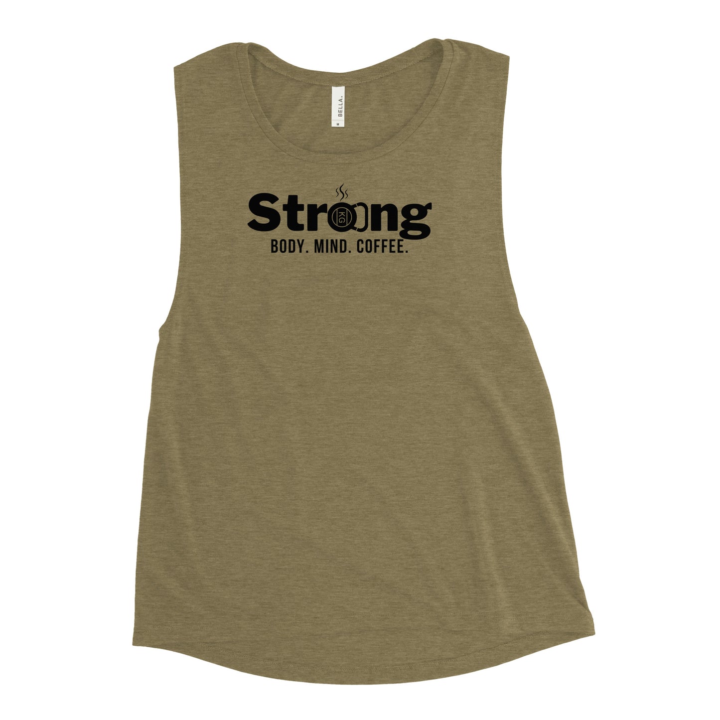 Strong: Body, Mind, Coffee Muscle Tank