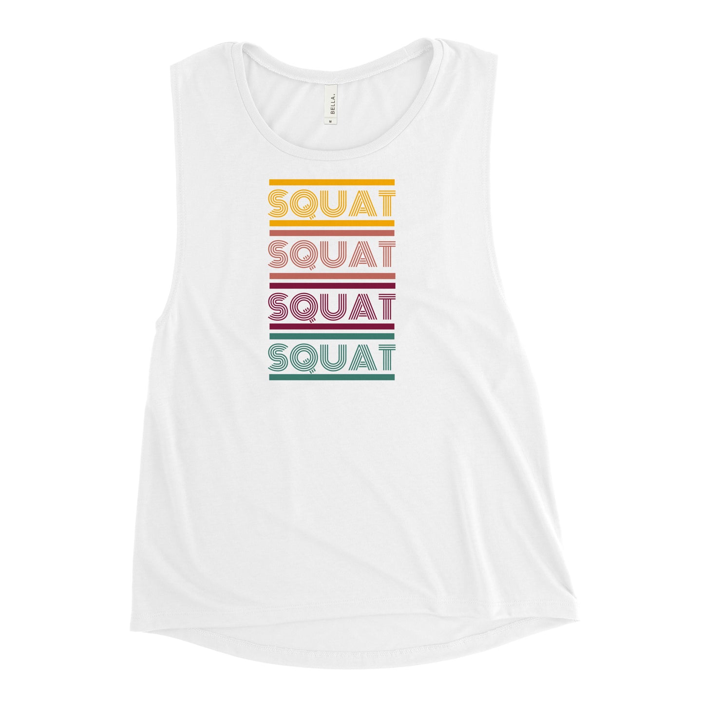 Retro Squat Muscle Tank