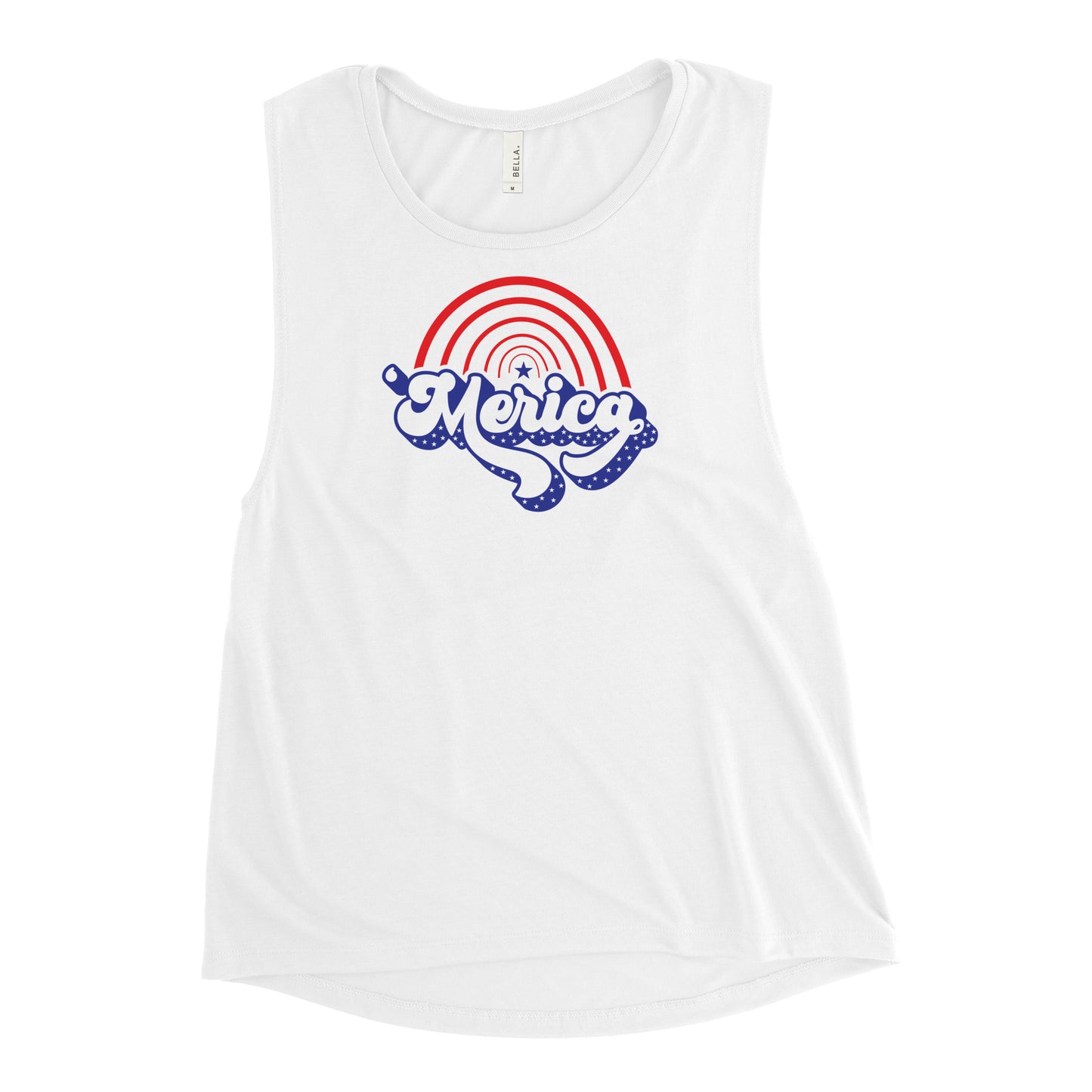 'Merica Fourth of July Muscle Tank